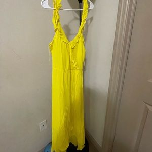 Yellow summer dress